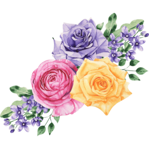 Fondant - Violette & Rose - Vignettes - (2)